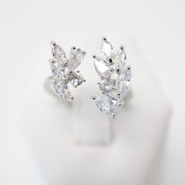 CZ Falling for you Proposal Ring, Statement Ring, Engagement Ring, Promise Ring For a Friend, Friendship ring.